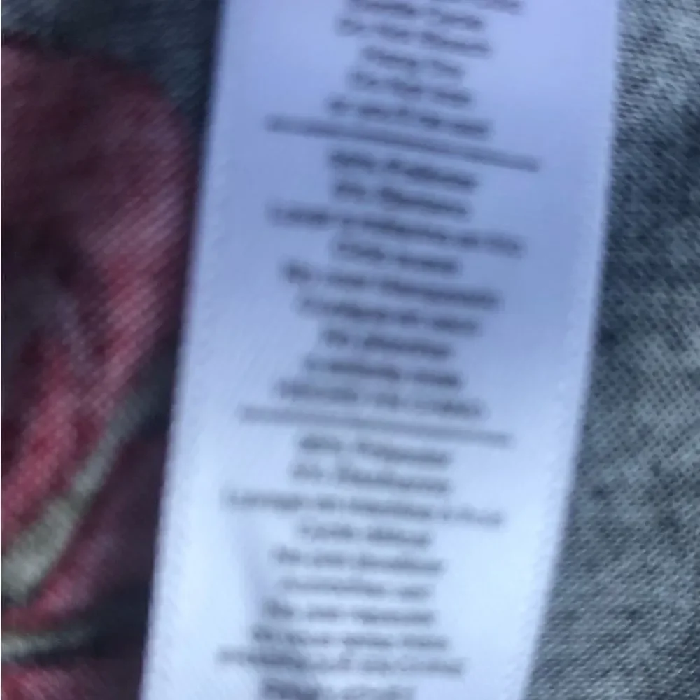 LULA ROE Black and Red Rose Plaid  Long Sleeves Stretchy Fabric Long Size: 2XL - Picture 7 of 7